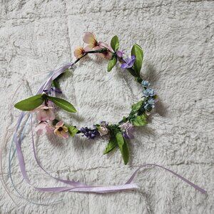 Handmade Wire Pastel Flower Crown
